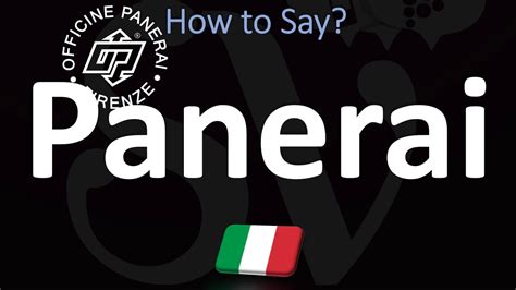 panerai english|how to pronounce Panerai watch.